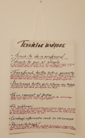 Planșă - Tehnici de Învățare