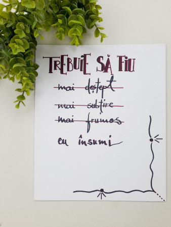 Tablou Canvas - Mesaj Motivațional